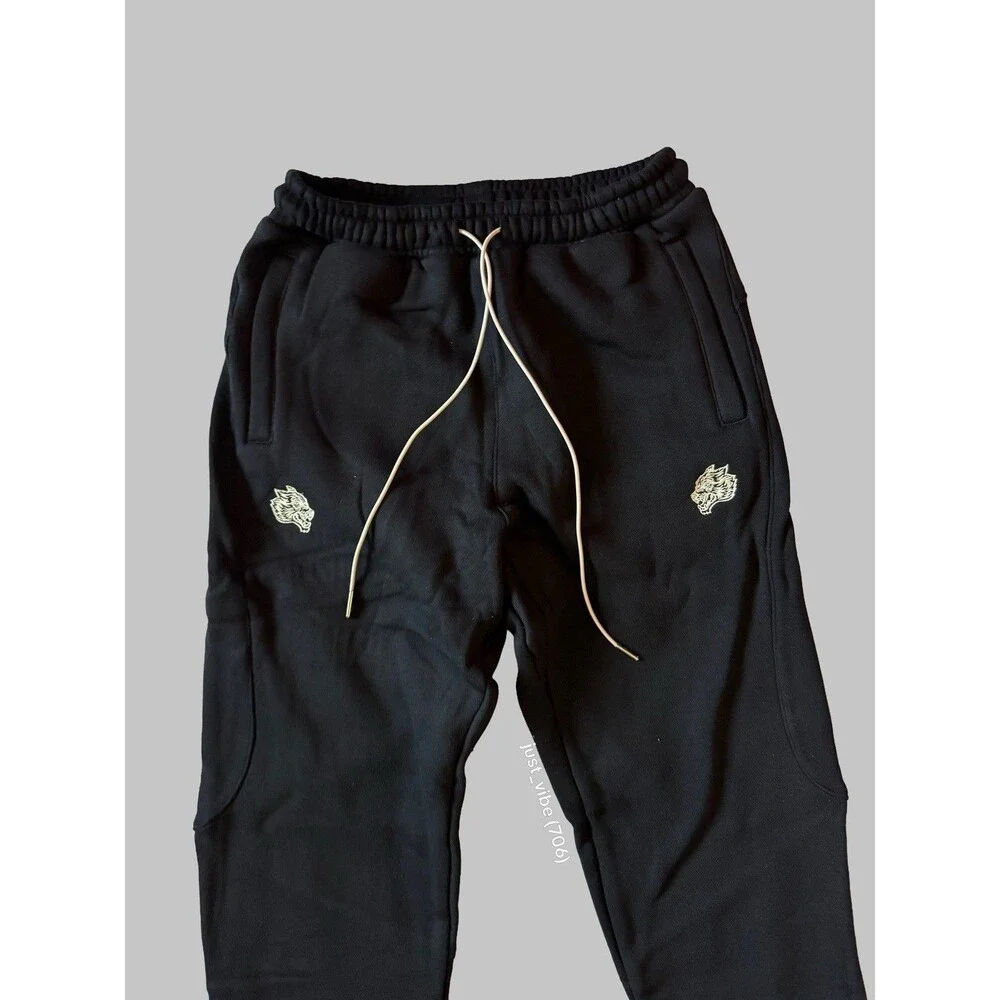 Darc Sport Dual Wolf Family Forever Joggers Sweat Pants Men’s Medium NWOT - Picture 2 of 7